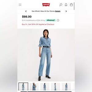 Levi’s Ribcage Straight Ankle